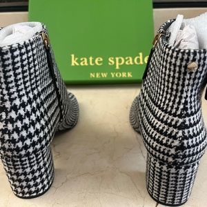 Kate Spade Harlie Houndstooth Booties